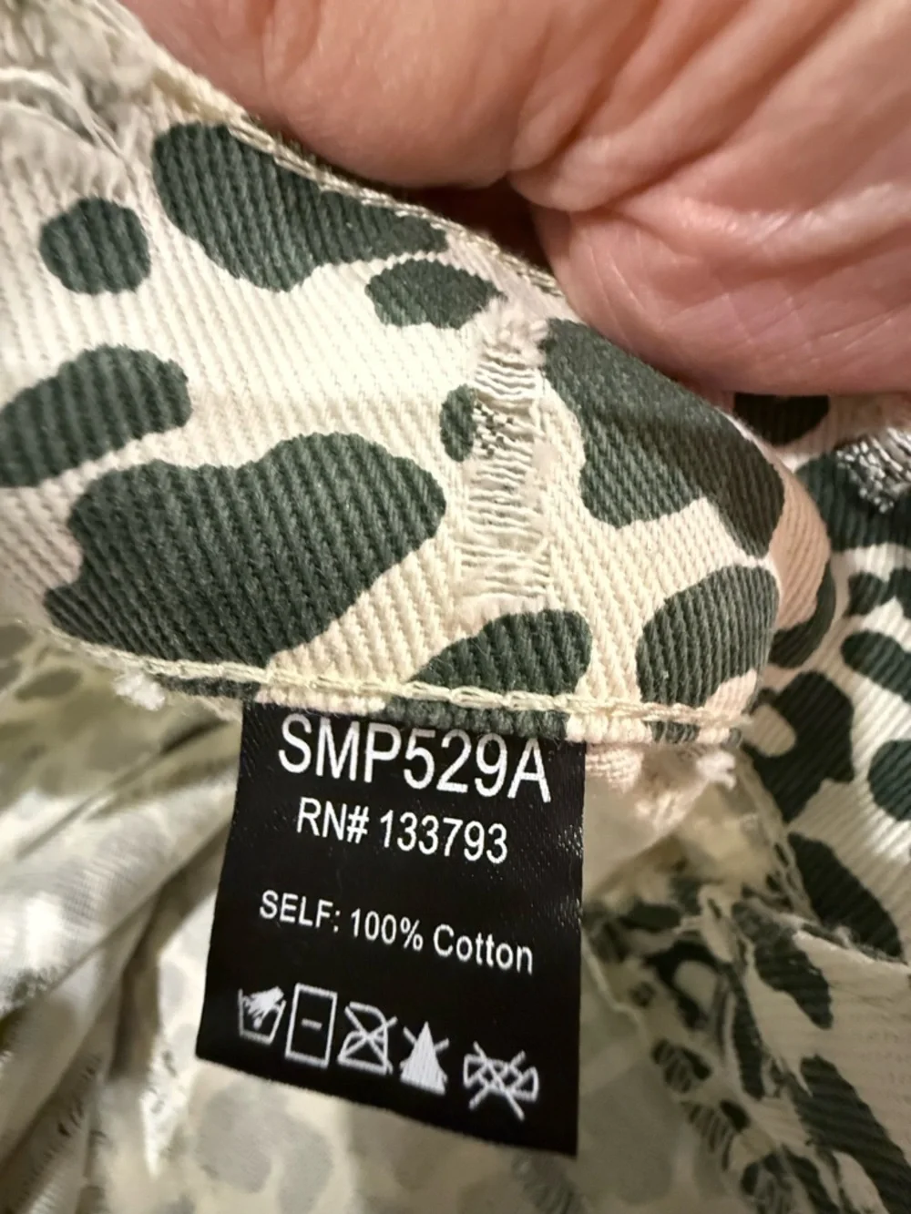 POL Tan and Black Leopard Print Jogger Pants with Knit Patch Pockets - Picture 5 of 5